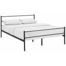  Modway Furniture Queen Bed Frame MOD-5553-BRN-SET IMAGE 2