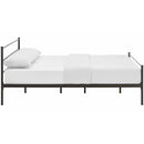  Modway Furniture Queen Bed Frame MOD-5553-BRN-SET IMAGE 3