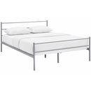  Modway Furniture Queen Bed Frame MOD-5553-GRY-SET IMAGE 2
