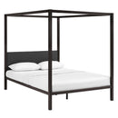  Modway Furniture Queen Bed Frame MOD-5570-BRN-GRY IMAGE 2