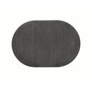  Coaster Furniture Lavon 108211 Oval 60-inch Extension Leaf Dining Table - Medium Grey IMAGE 2