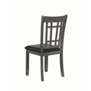  Coaster Furniture Lavon 108212 Wood Dining Side Chair - Medium Grey (Set of 2) IMAGE 4