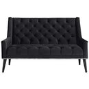  Modway Furniture Peruse Stationary Fabric Loveseat EEI-2462-BLK IMAGE 1