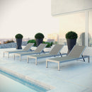  Modway Furniture Outdoor Seating Chaises EEI-2478-SLV-GRY-SET IMAGE 5