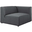  Modway Furniture Mingle Stationary Fabric Sofa EEI-2722-GRY IMAGE 1