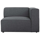  Modway Furniture Mingle Stationary Fabric Sofa EEI-2722-GRY IMAGE 2