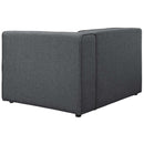  Modway Furniture Mingle Stationary Fabric Sofa EEI-2722-GRY IMAGE 3