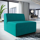 Modway Furniture Mingle Stationary Fabric Sofa EEI-2724-TEA IMAGE 4