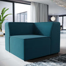  Modway Furniture Mingle Stationary Fabric Sofa EEI-2728-BLU IMAGE 4