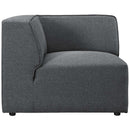  Modway Furniture Mingle Stationary Fabric Sofa EEI-2728-GRY IMAGE 2