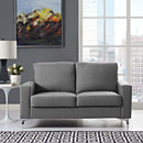 Modway Furniture Allure Stationary Fabric Sofa EEI-2777-GRY IMAGE 4