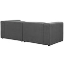  Modway Furniture Mingle Fabric 2 pc Sectional EEI-2825-GRY IMAGE 3