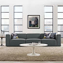 Modway Furniture Mingle Fabric 3 pc Sectional EEI-2827-GRY IMAGE 4