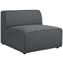 Modway Furniture Mingle Fabric 5 pc Sectional EEI-2839-GRY IMAGE 3