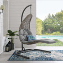  Modway Furniture Outdoor Seating Porch Swings EEI-2952-LGR-GRY IMAGE 5