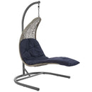  Modway Furniture Outdoor Seating Porch Swings EEI-2952-LGR-NAV IMAGE 1