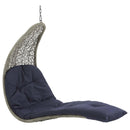  Modway Furniture Outdoor Seating Porch Swings EEI-2952-LGR-NAV IMAGE 3
