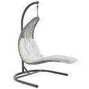  Modway Furniture Outdoor Seating Porch Swings EEI-2952-LGR-WHI IMAGE 1