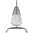  Modway Furniture Outdoor Seating Porch Swings EEI-2952-LGR-WHI IMAGE 2