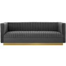  Modway Furniture Sanguine Stationary Fabric Sofa EEI-3405-GRY IMAGE 1
