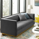  Modway Furniture Sanguine Stationary Fabric Sofa EEI-3405-GRY IMAGE 5