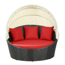  Modway Furniture Outdoor Seating Daybed EEI-642-EXP-RED IMAGE 1
