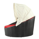  Modway Furniture Outdoor Seating Daybed EEI-642-EXP-RED IMAGE 3