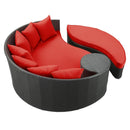  Modway Furniture Outdoor Seating Daybed EEI-645-EXP-RED IMAGE 2