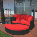  Modway Furniture Outdoor Seating Daybed EEI-645-EXP-RED IMAGE 3