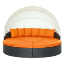 Modway Furniture Outdoor Seating Daybed EEI-983-EXP-ORA-SET IMAGE 4