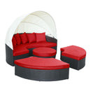  Modway Furniture Outdoor Seating Daybed EEI-983-EXP-RED-SET IMAGE 1