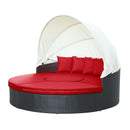  Modway Furniture Outdoor Seating Daybed EEI-983-EXP-RED-SET IMAGE 3