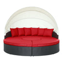  Modway Furniture Outdoor Seating Daybed EEI-983-EXP-RED-SET IMAGE 4