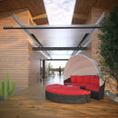  Modway Furniture Outdoor Seating Daybed EEI-983-EXP-RED-SET IMAGE 6