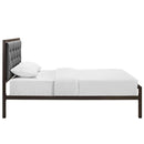 Modway Furniture Mia Twin Upholstered Bed MOD-5178-BRN-GRY-SET IMAGE 3