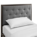  Modway Furniture Mia Twin Upholstered Platform Bed MOD-5178-BRN-GRY-SET IMAGE 5