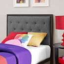  Modway Furniture Mia Twin Upholstered Platform Bed MOD-5178-BRN-GRY-SET IMAGE 7