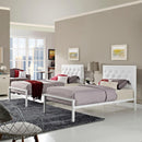 Modway Furniture Mia Twin Upholstered Platform Bed MOD-5179-WHI-WHI-SET IMAGE 10
