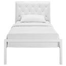 Modway Furniture Mia Twin Upholstered Bed MOD-5179-WHI-WHI-SET IMAGE 1