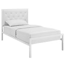  Modway Furniture Mia Twin Upholstered Platform Bed MOD-5179-WHI-WHI-SET IMAGE 2