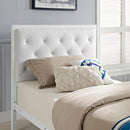  Modway Furniture Mia Twin Upholstered Platform Bed MOD-5179-WHI-WHI-SET IMAGE 6