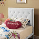  Modway Furniture Mia Twin Upholstered Platform Bed MOD-5179-WHI-WHI-SET IMAGE 8