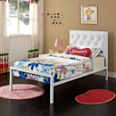  Modway Furniture Mia Twin Upholstered Platform Bed MOD-5179-WHI-WHI-SET IMAGE 9