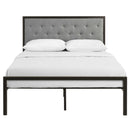  Modway Furniture Mia Full Upholstered Platform Bed MOD-5180-BRN-GRY-SET IMAGE 1