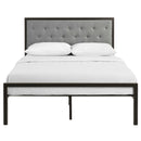 Modway Furniture Mia Full Upholstered Bed MOD-5180-BRN-GRY-SET IMAGE 1