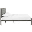 Modway Furniture Mia Full Upholstered Platform Bed MOD-5180-BRN-GRY-SET IMAGE 3