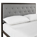  Modway Furniture Mia Full Upholstered Platform Bed MOD-5180-BRN-GRY-SET IMAGE 4