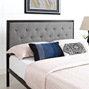  Modway Furniture Mia Full Upholstered Platform Bed MOD-5180-BRN-GRY-SET IMAGE 6