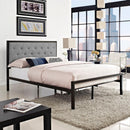  Modway Furniture Mia Full Upholstered Platform Bed MOD-5180-BRN-GRY-SET IMAGE 7