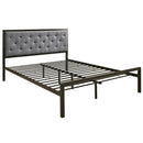  Modway Furniture Mia Queen Upholstered Platform Bed MOD-5182-BRN-GRY-SET IMAGE 4
